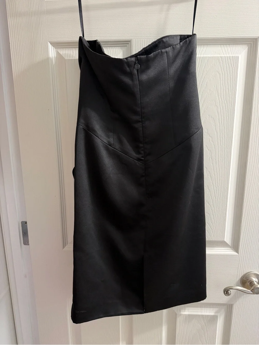 Michael Kors Black Strapless Sequin-Trim Cocktail Dress
